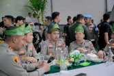 Kapolres Bengkalis Hadiri Welcome & Farewell Parade Kapolda Riau, Momentum Estafet Kepemimpinan