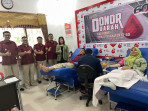 Sambut HBP ke-60, Rutan Dumai dan PIPAS Rutan Dumai Gelar Donor Darah.