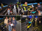 KRYD Gabungan Polsek Mandau, 7 Sepeda Motor Brong Turut Diamankan