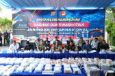 Polda Riau Musnahkan 100,55 Kg Narkotika, 467 Ribu Jiwa Diperkirakan Terselamatkan