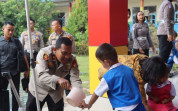 Kapolres Dumai Ajak Anak TK Santo Tarcisius Cintai Lingkungan Lewat Program Green Policing