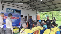 Rayakan HUT Lalu Lintas ke-70, Polres Dumai Hadirkan Bakti Kesehatan untuk Pengemudi Ojol