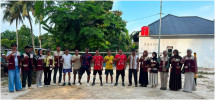 Mahasiswa KUKERTA Berdampak Reguler UNRI 2026 Bersama Pemuda Desa Tanjung Bungo Gelar Turnamen Takra