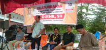 H Darnil Diminta warga Sukarami Pekanbaru Maju di Pilkada Tahun ini