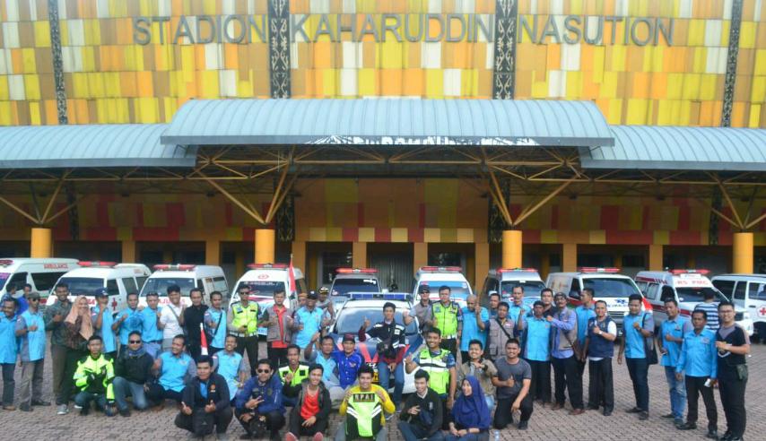 Tunjukkan Eksistensi Organisasi, PPAI Gelar Parade Konvoi Ambulance