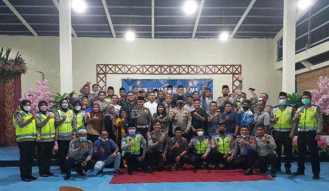 Jajaran Polres Bengkalis Buka Bersama Dengan Awak Media Duri