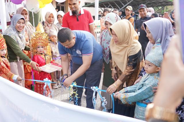 Camat Mandau Lepas Pawai Anak Usia Dini se-Kecamatan Mandau