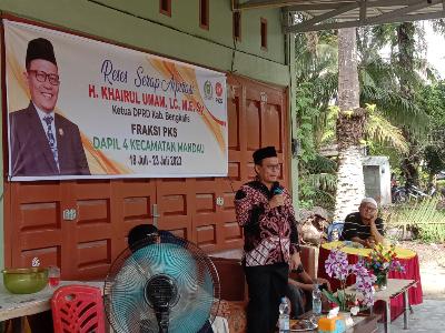 Reses Ketua DPRD Kabupaten Bengkalis,  Khairul Umam Tampung Aspirasi Warga Tegar