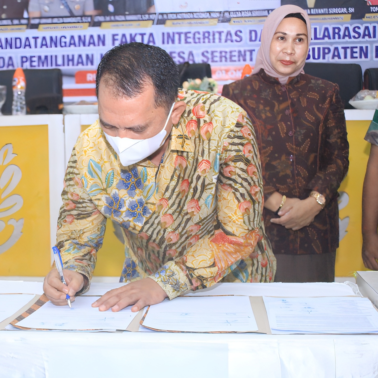 Deklarasi Damai Pilkades Serentak Bupati Labuhanbatu Ajak Sama-Sama Ambil Hati Masyarakat