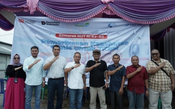 HUT ke-80 RI, Pelindo Dumai Hadirkan Layanan Kesehatan Gratis bagi TKBM
