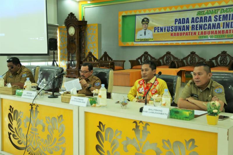 Pemkab Labuhanbatu Buka Seminar Hasil Penyusunan Rencana Induk Kelitbangan