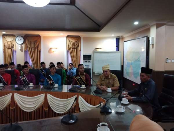 24 Finalis Bujang Dara Pekanbaru Temui Plt Wali Kota
