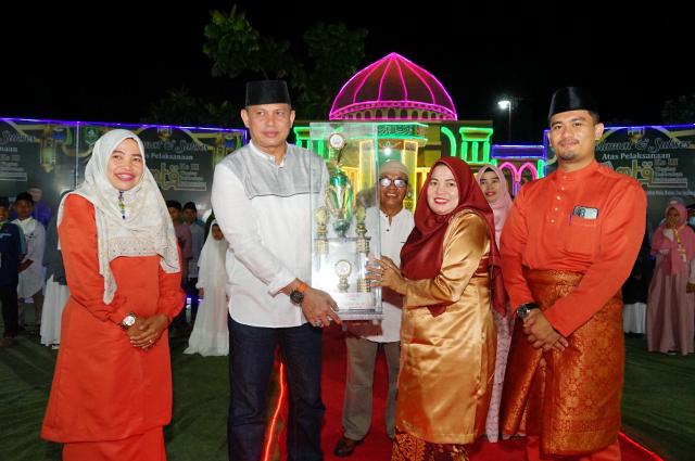 Penutupan MTQ Kelurahan Babussalam,, RW 07 Kembali Raih Piala Bergilir