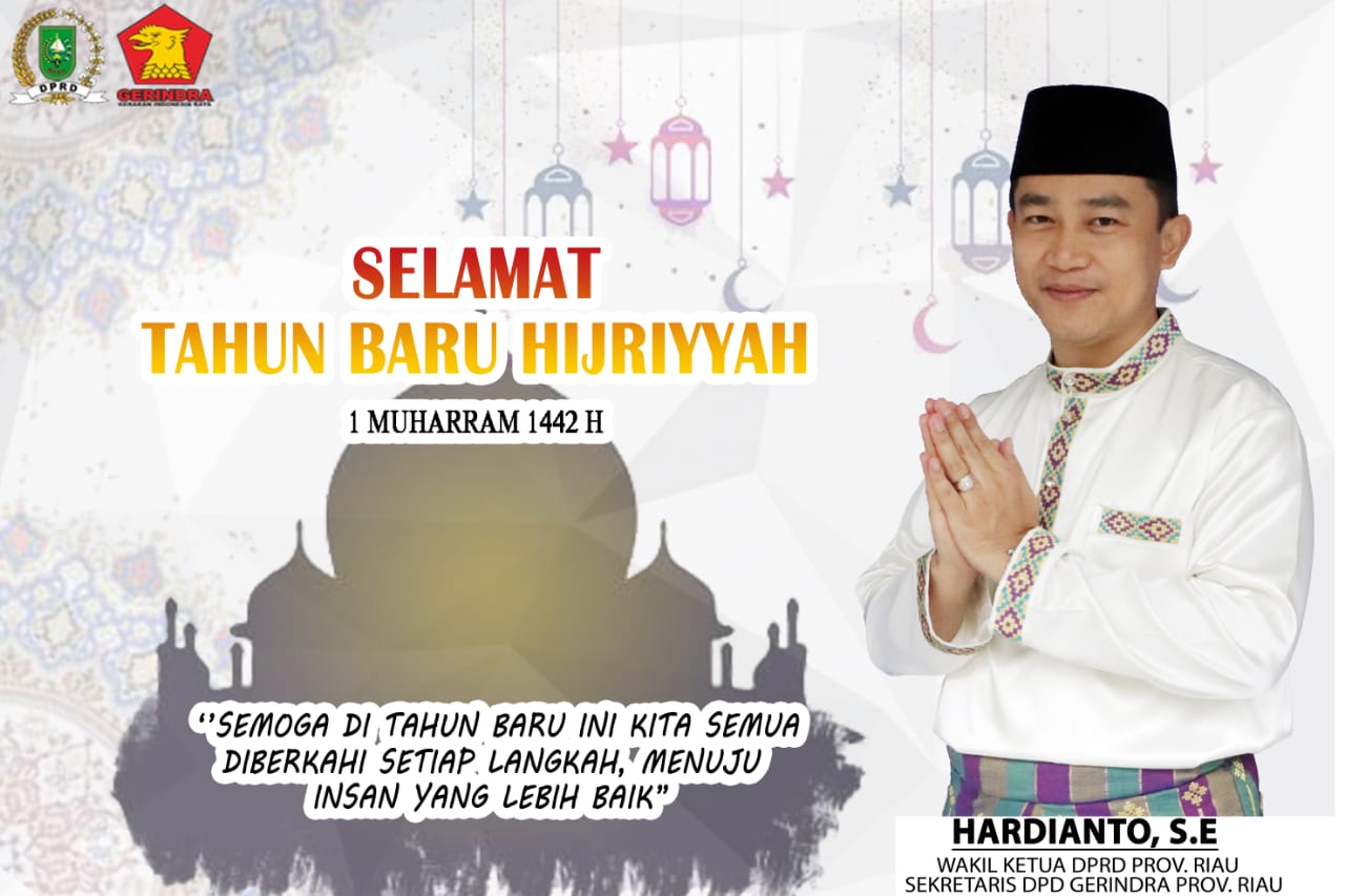 Hardianto, S.E Mengucapkan Selamat Tahun Baru 1442 H