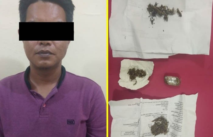 Simpan ganja,oknum PNS di Rohul ditangkap polisi