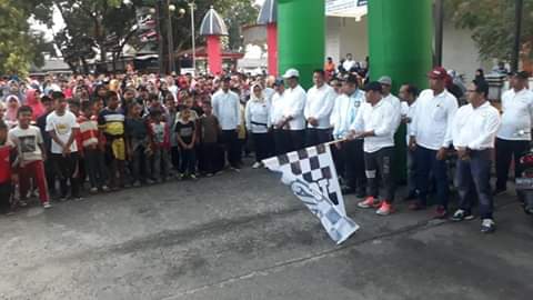 Plt Bupati Labuhanbatu Lepas Gerak Jalan Santai Jelang Pemilu 2019