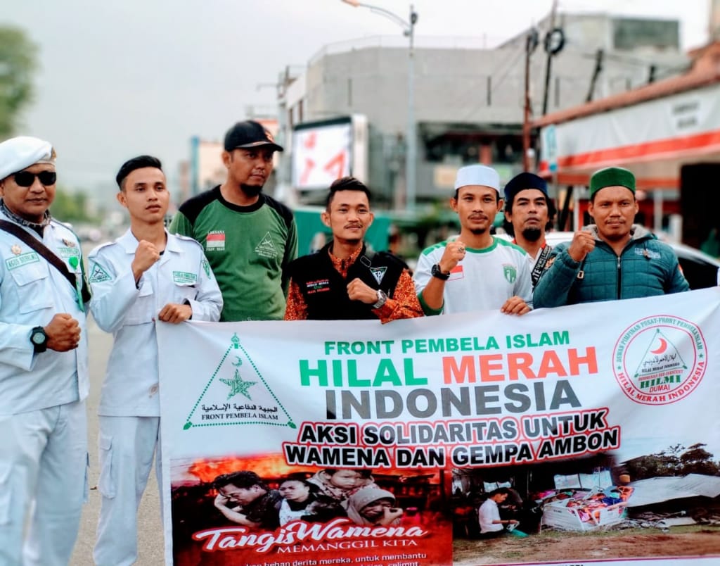 HILMI FPI Kota Dumai Salurkan Bantuan Masyarakat Kota Dumai Untuk Wamena dan Gempa Ambon