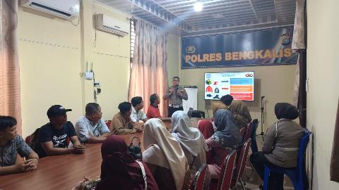 Patuh Lancang kuning 2024, Satlantas Polres Bengkalis Gelar Penyuluhan & Edukasi Tertib Lalu Lintas