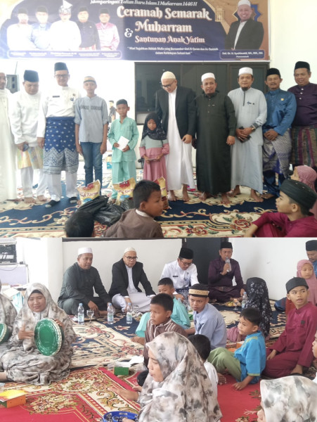 Bulan Muharram Dinas PUPR Kota Dumai Gelar Syukuran Dan Santunan Kepada Anak Yatim.