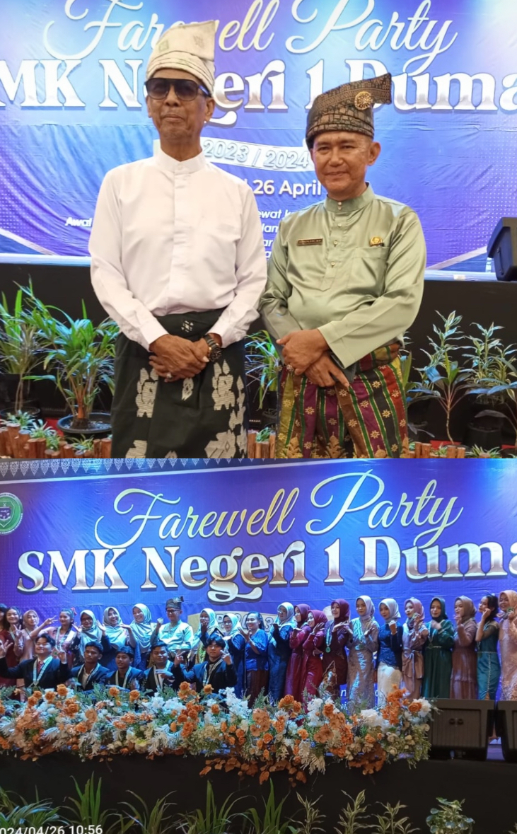 Luluskan 400 Siswa, SMKN 1 Dumai Gelar Perpisahan Di Ballroom Hotel The Zury.