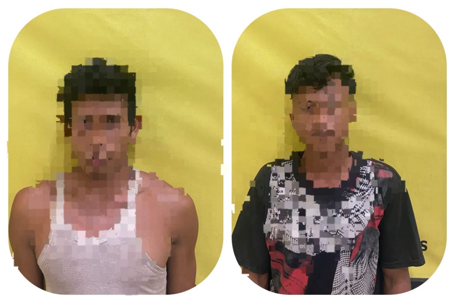 Polsek Sungai Sembilan Amankan Dua Pelaku Pencuri Sawit 150 Kg.