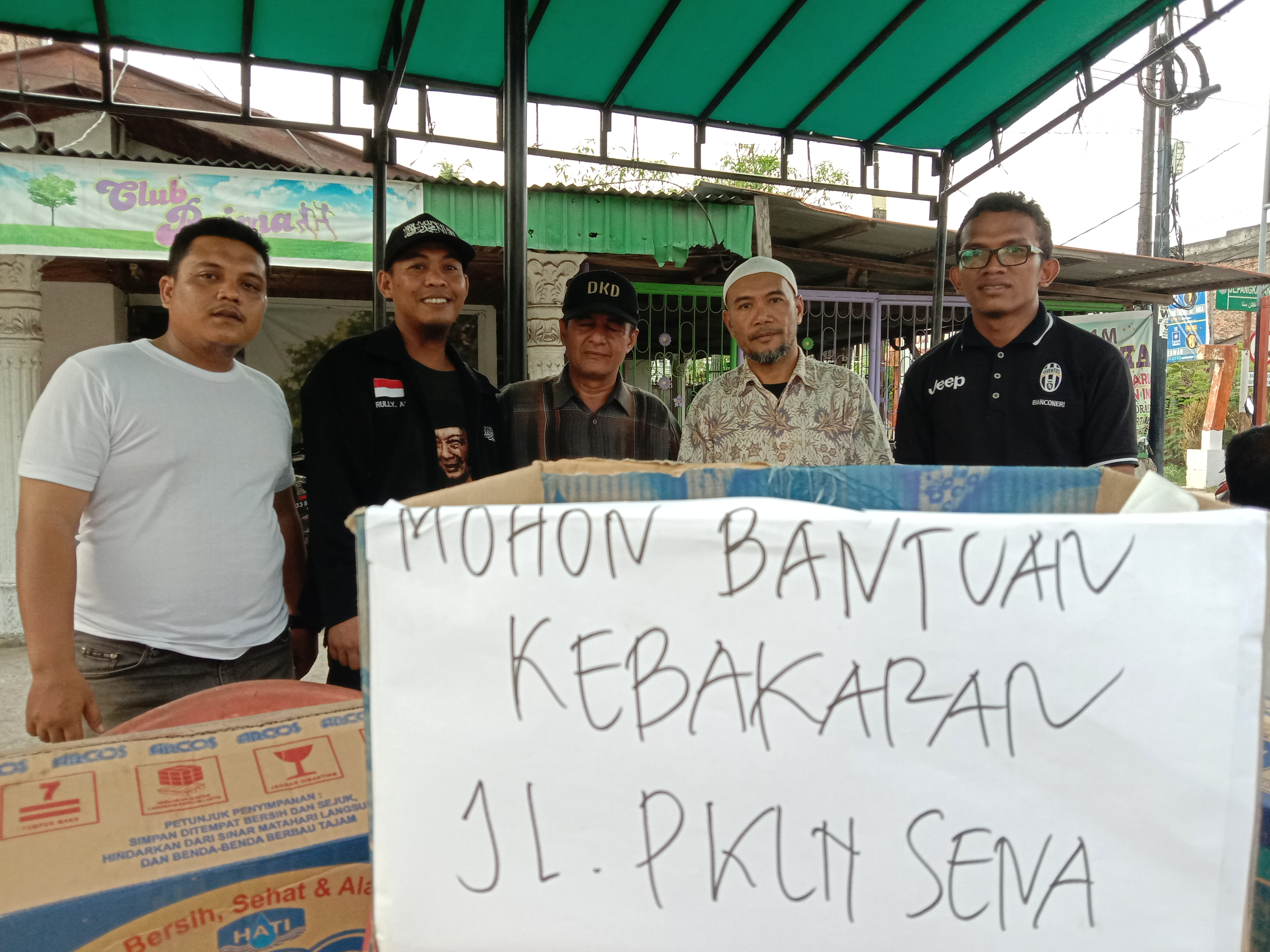 FPI Dumai Buka Posko Bantuan Pasca Kebakaran Di Pangkalan Sena