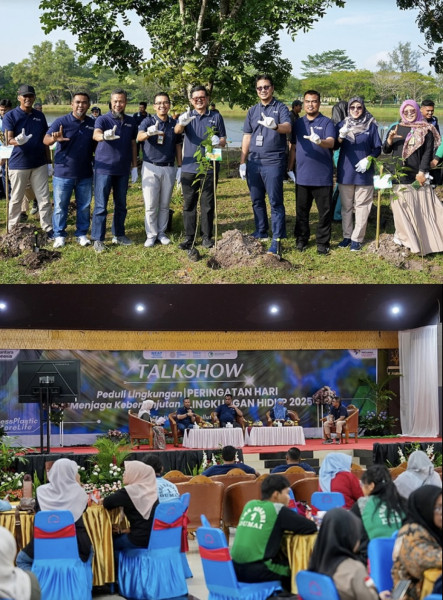 Peringati Hari Lingkungan Hidup Sedunia, PT KPI RU II Dumai Gelar Penanaman Pohon dan Talk Show Bers