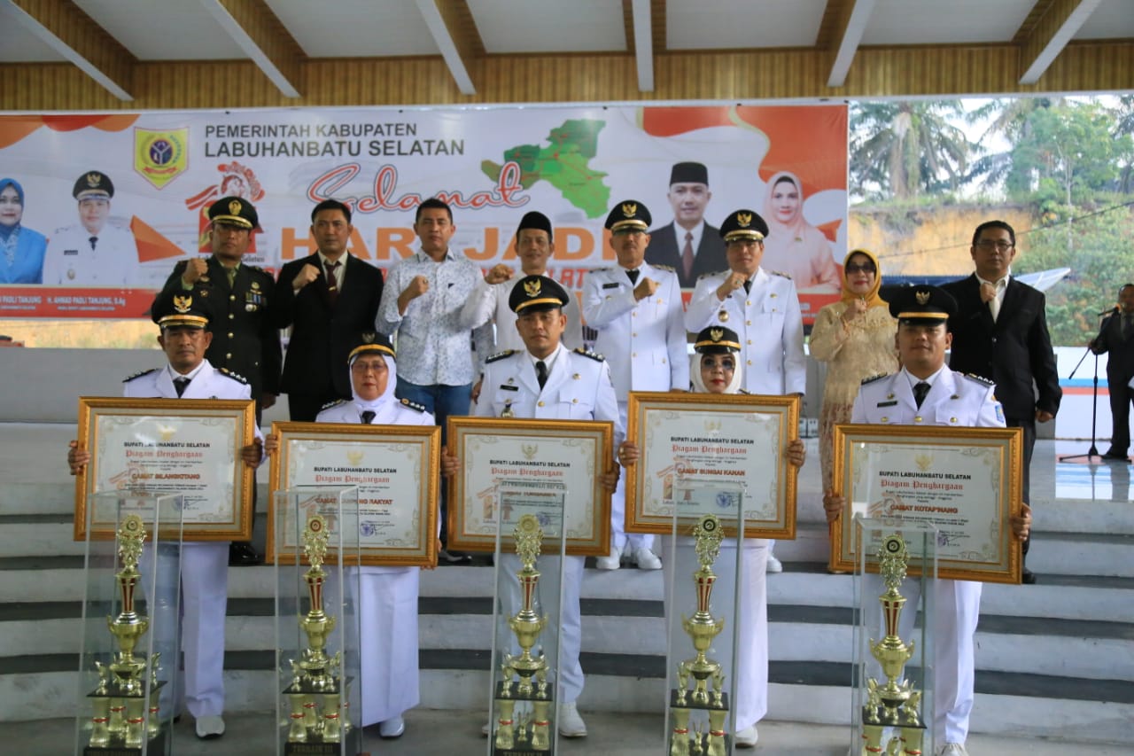 Wakil Bupati Labuhanbatu Hadiri Resepsi Hari Jadi Pemkab Labuhanbatu Selatan ke- 14
