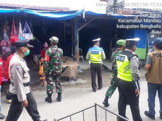 TNI Koramil 04/Mandau: Ikuti Protkes C-19 Jangan Pernah Abai Untuk Kesehatan Diri