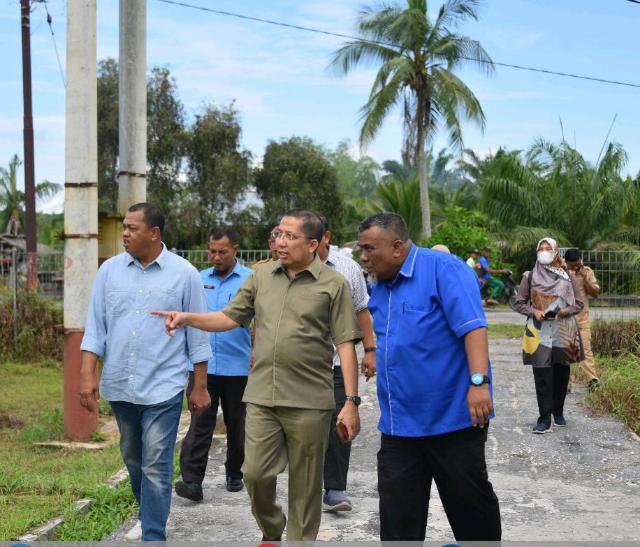 Komisi II Melakukan Peninjauan Fasilitas PDAM yang Berada di Siak Kecil