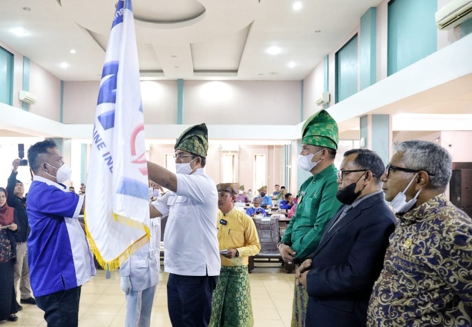 Pengukuhan Pengurus DPC MOI Kepulauan Meranti  Bupati Ajak Wartawan Bersinergi Bangun Daerah