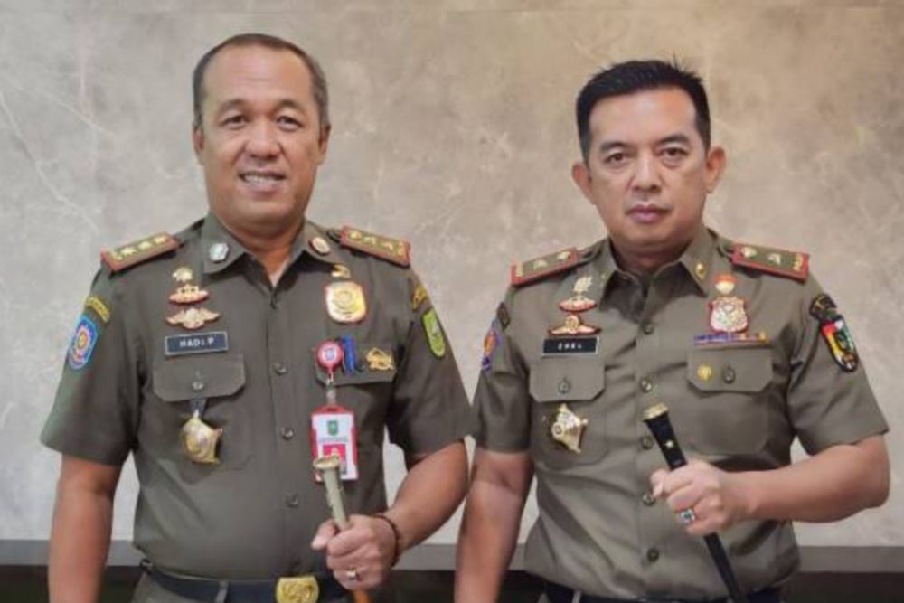 Satpol PP Riau dan Pekanbaru Kolaborasi Sikat Pelanggar Perda