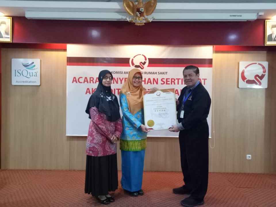 Selamat..! RSUD Meranti Kantongi Sertifikat Akreditasi Paripurna Bintang 5, Siap Melayani Anggota BP