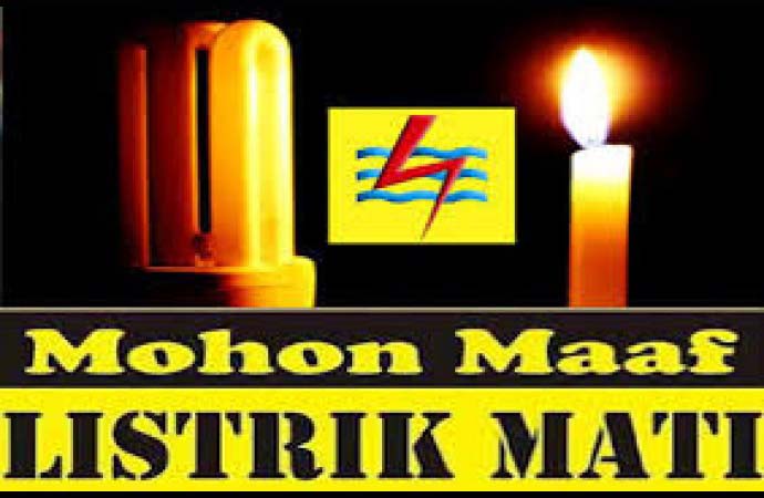 Hari Ini, PLN Area Rengat Melakukan Pemadaman Listrik 3 Jam