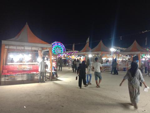 MTQ Tingkat Kecamatan Mandau Masih Berlangsung, Pengusaha Pasar Malam Harus Taati Surat Edar