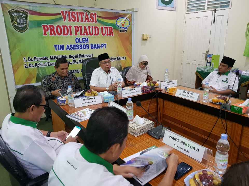 Tim Asesor BAN PT Visitasi Prodi PIAUD FAI UIR