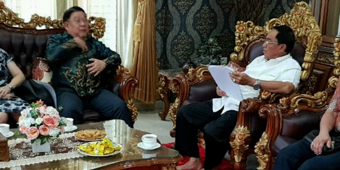 Tak Henti, Wardan Kembali Lakukan Pertemuan Angkat Kelapa Inhil