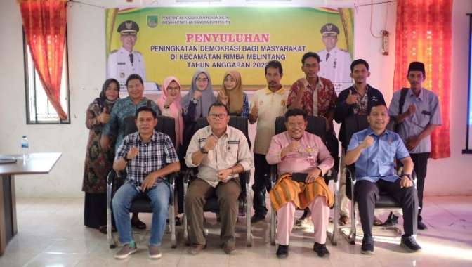 Peningkatan Demokrasi Pemilu 2024, Kejaksaan Rohil Gelar Penyuluhan Ke Masyarakat Rimba Melintang