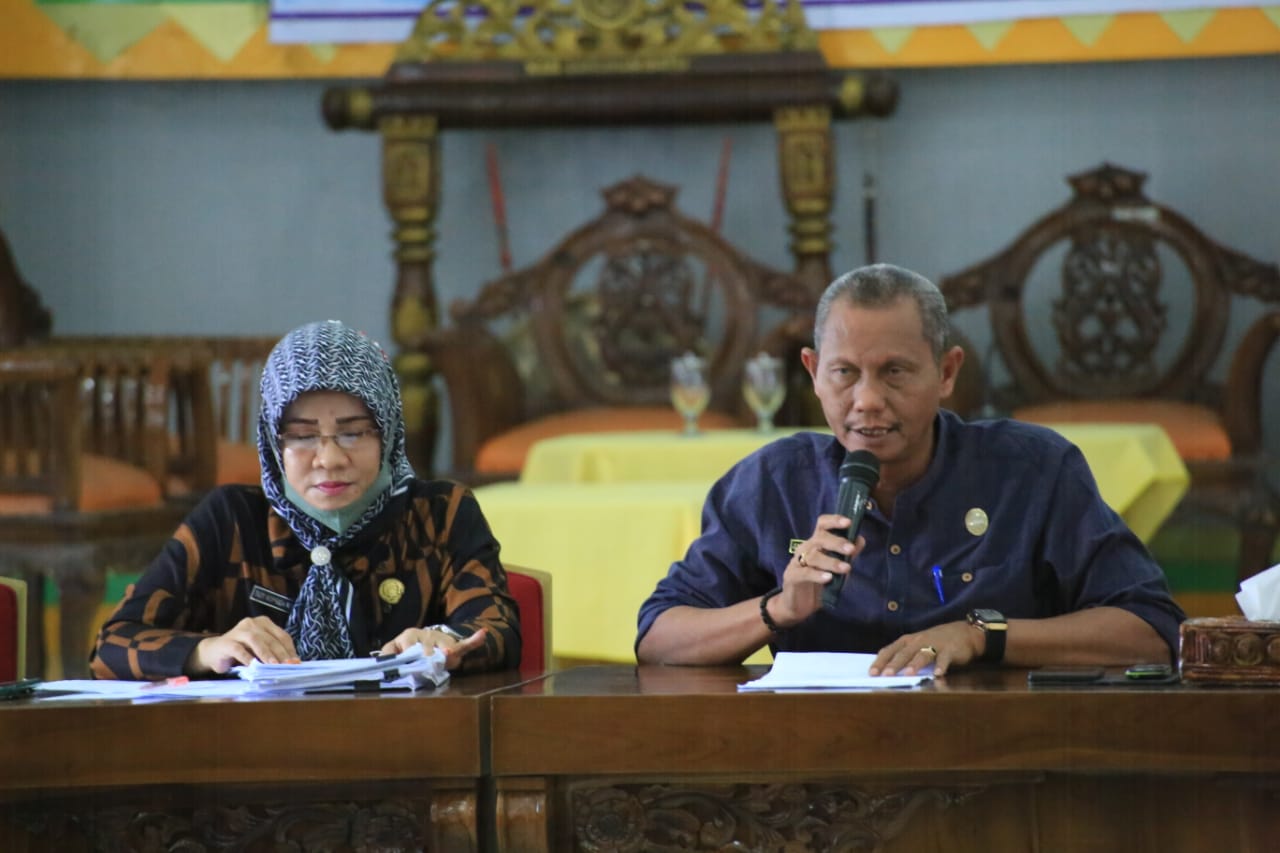 Pemkab Labuhanbatu menggelar Rapat Evaluasi Pengisian Data Indikator KLA Tahun 2023