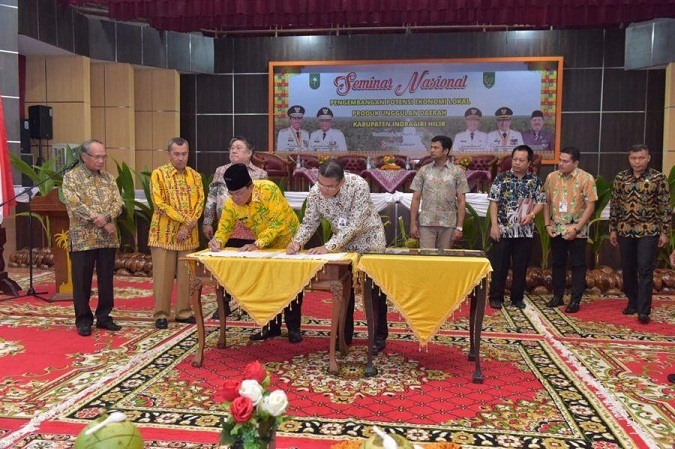Pemkab Inhil Terima CSR Dari Bank Riau Kepri Berupa Pembangunan Pondok Pesantren Anwarul Ulum  dan R