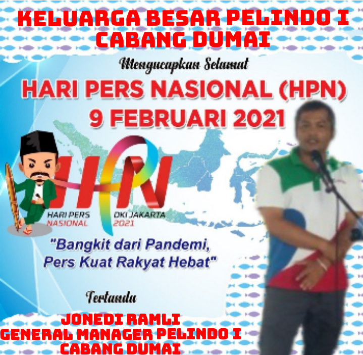 Pelindo 1 Cabang Dumai Mengucapkan HPN 2021