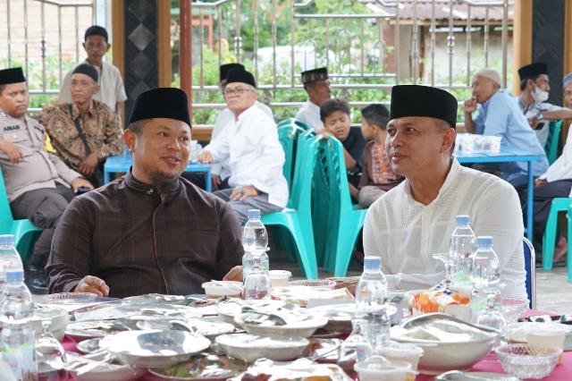 Camat Mandau Bersama Rombongan Hadiri Safari Ramadhan di Kelurahan Gajah Sakti