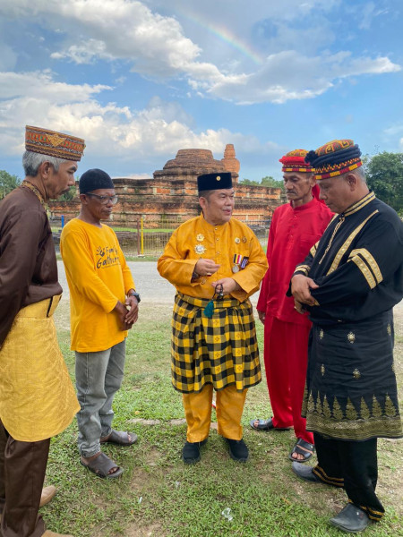 SPYM SB HM.Yunus AR Al-Haj Hadiri Halal Bi Halal Suko Domo di desa Batu Belah Air Tiris