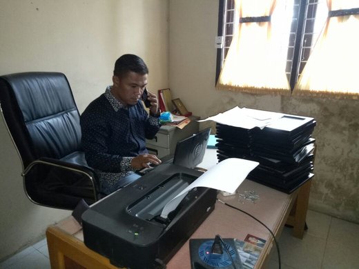 Kades Kasikan Alokasi Dana PAD Untuk Renovasi Kantor Desa