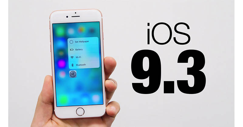Sempat Bermasalah, iOS 9.3 Kembali Dirilis Apple