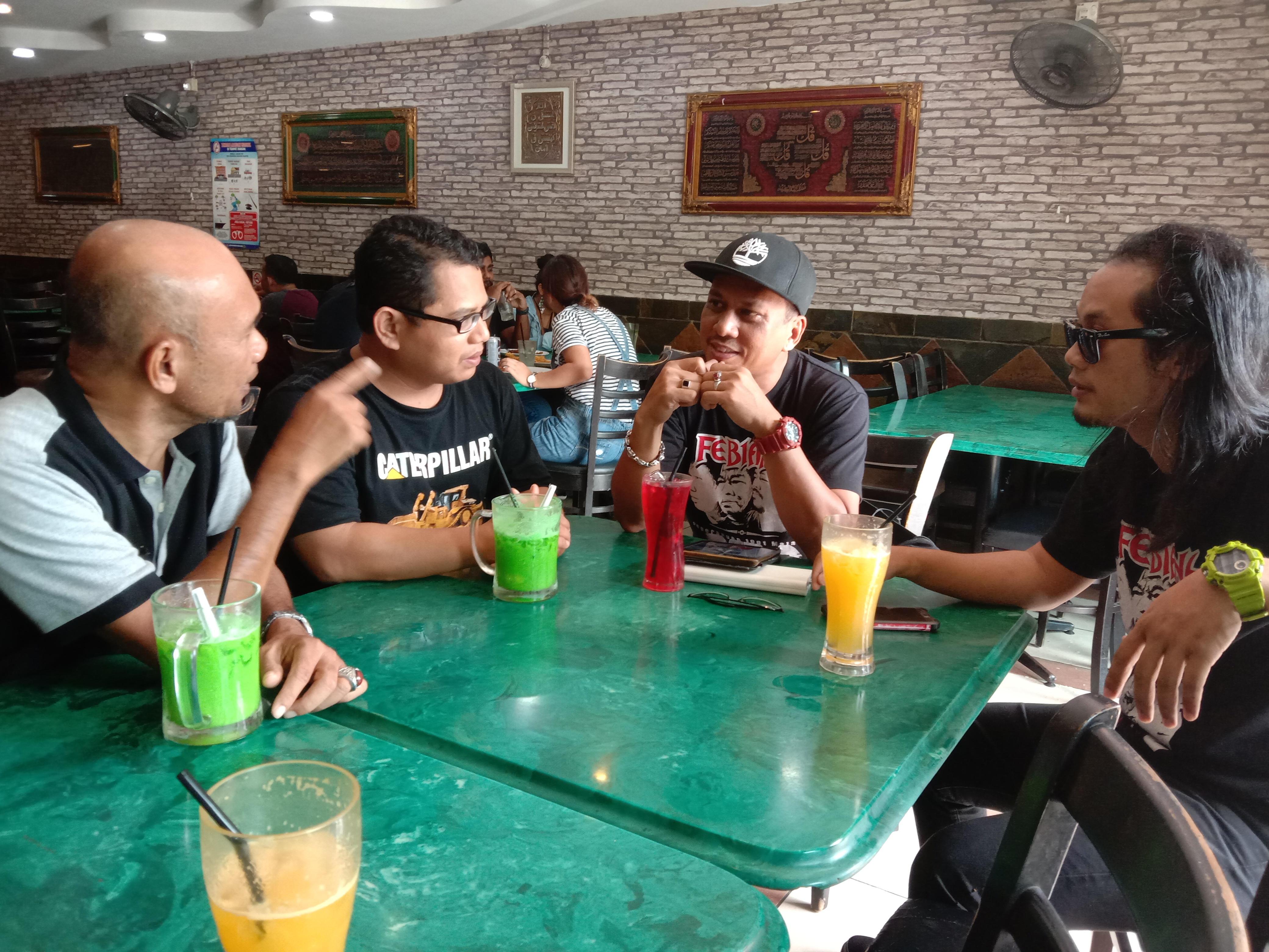 Band Malaysia Febians Diskusi Bersama Media & Penulis Lirik Indonesia