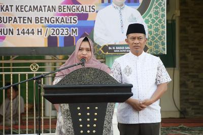 Safari Ramadhan, Bupati Targetkan Pembangunan Jalan Lingkar Pulau Bengkalis Tuntas di 2024