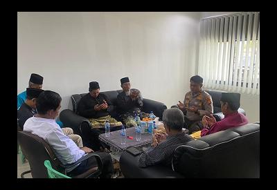 Jalin Silaturahmi, LAMR Mandau Sambangi Kantor Mapolsek Mandau