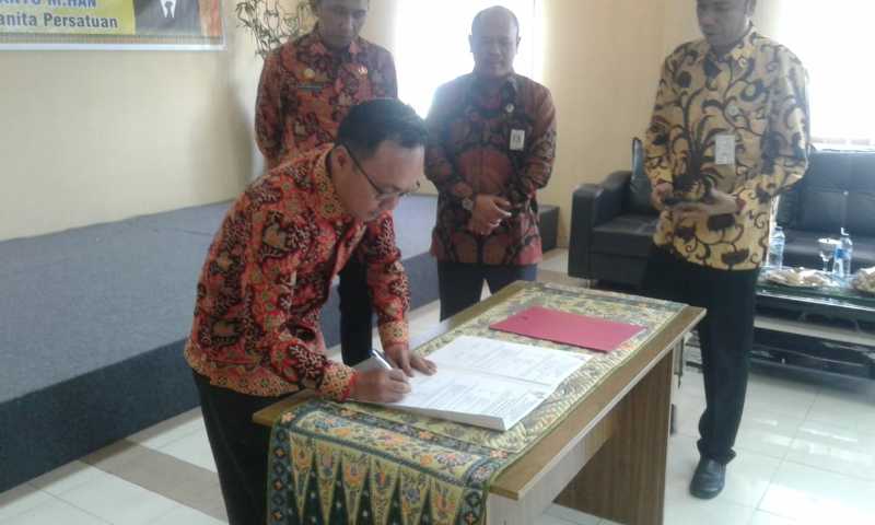 Sertijab Direktur RSUD Kec.Mandau Ke Pelaksana Tugas Direktur RSUD Yang Baru