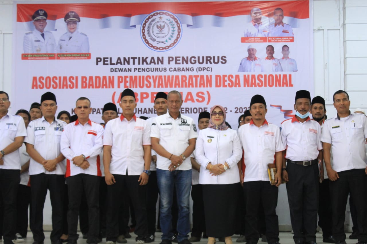 Hadiri Pelantikan ABPEDNAS, Wabup : Jadi Wadah Untuk BPD Memajukan Desa